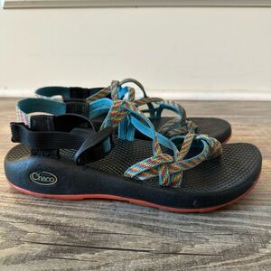 Chaco Strappy Rainbow Sandals